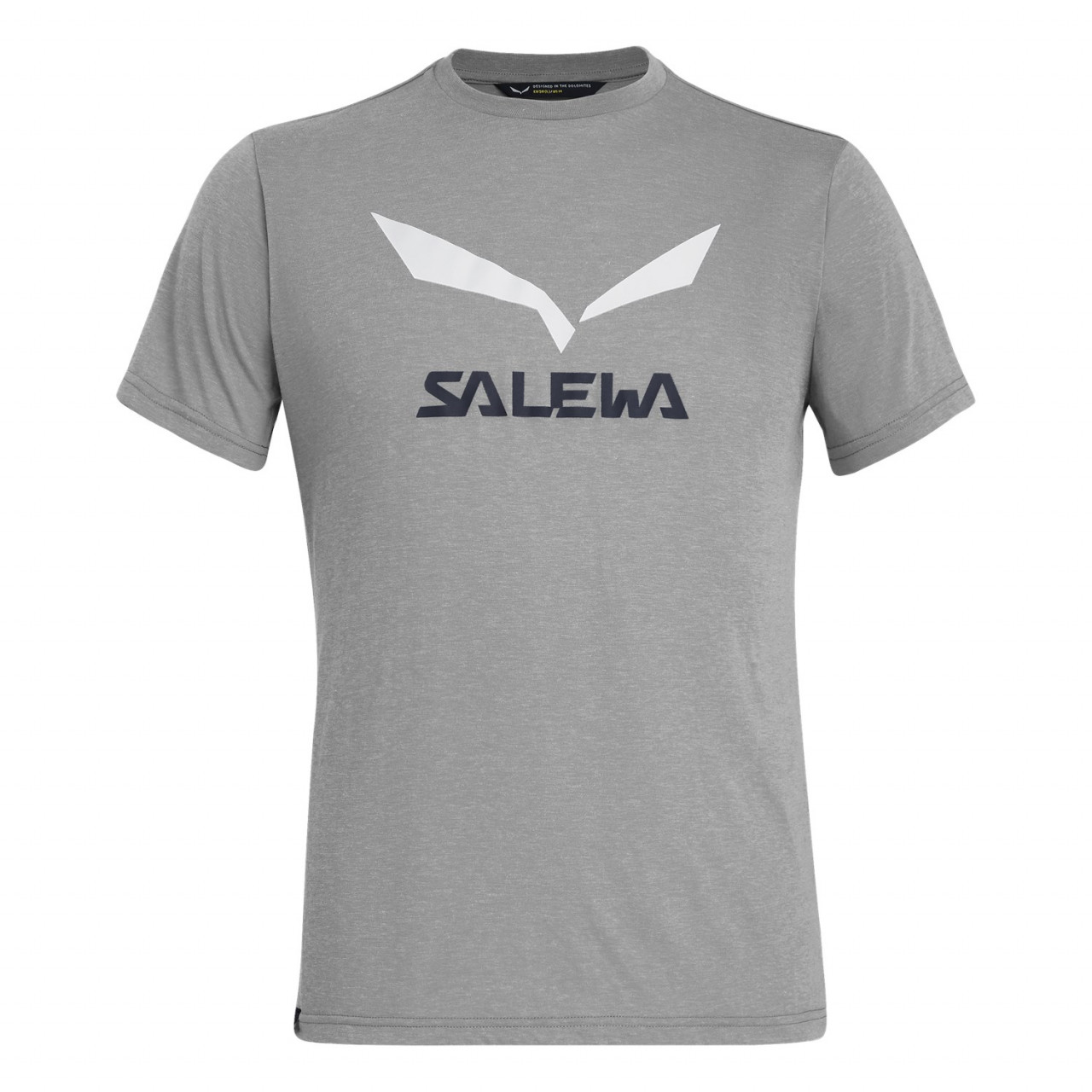 Salewa Men's Solidlogo Drirelease® T-Shirts Grey SNB-586074